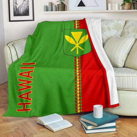 Hawaii Premium Blanket - Polynesian Straight Version