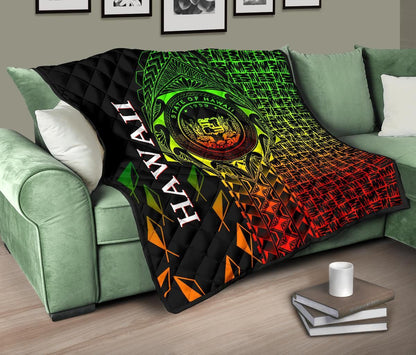 Hawaii Premium Quilt - Hawaii Seal Rocket Style (Reggae)28
