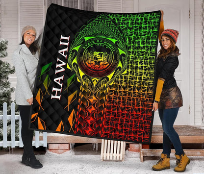 Hawaii Premium Quilt - Hawaii Seal Rocket Style (Reggae)28