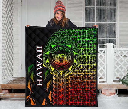 Hawaii Premium Quilt - Hawaii Seal Rocket Style (Reggae)28