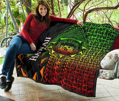 Hawaii Premium Quilt - Hawaii Seal Rocket Style (Reggae)28