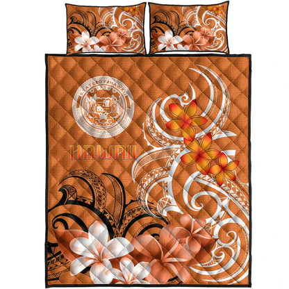 Hawaii Quilt Bed Set - Hawaii Seal Hawaiian Spirit