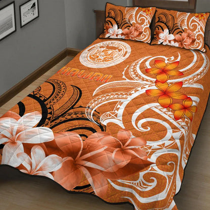 Hawaii Quilt Bed Set - Hawaii Seal Hawaiian Spirit