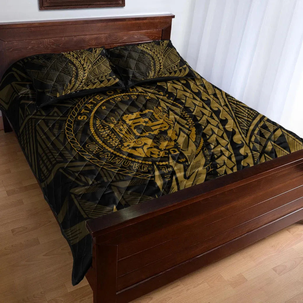 Hawaii Quilt Bed Set - Wings Style