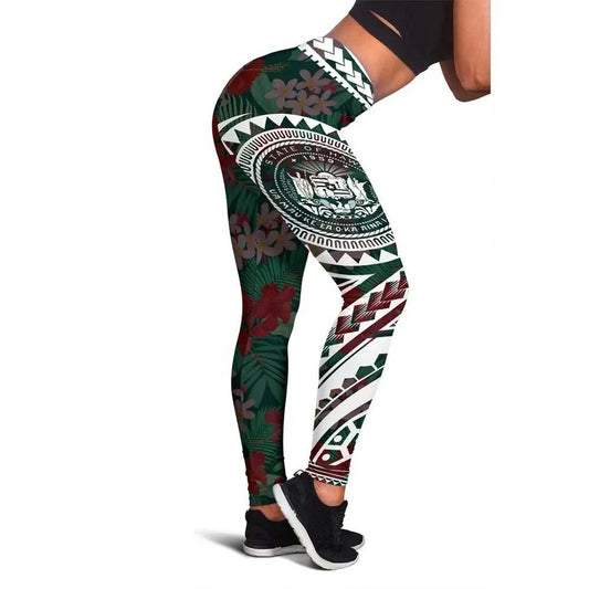 Hawaii Seal Legging (White)