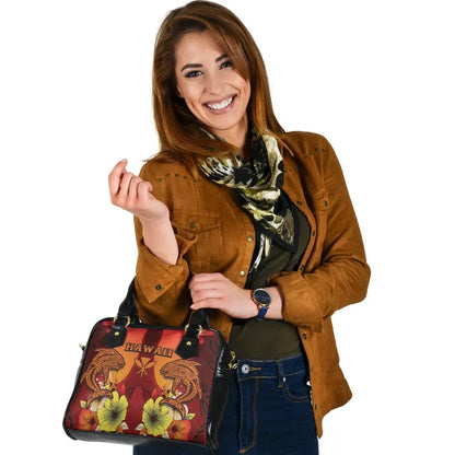 Hawaii Shoulder Handbag - Tribal Tuna Fish