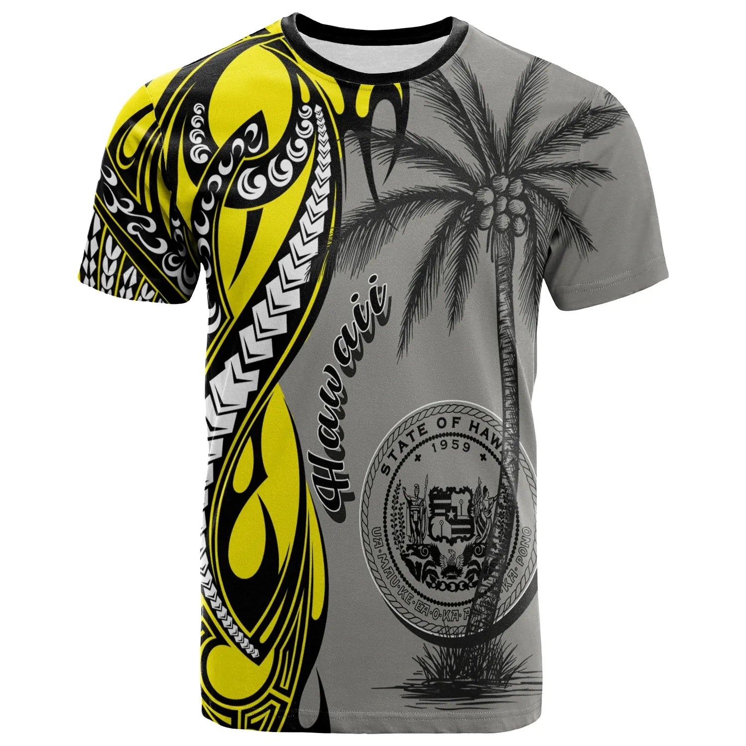 Hawaii T-Shirt - Classical Coconut Tree