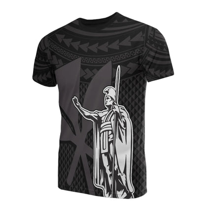 Hawaii T-Shirt - King Kamehameha Kanaka Maoli Black