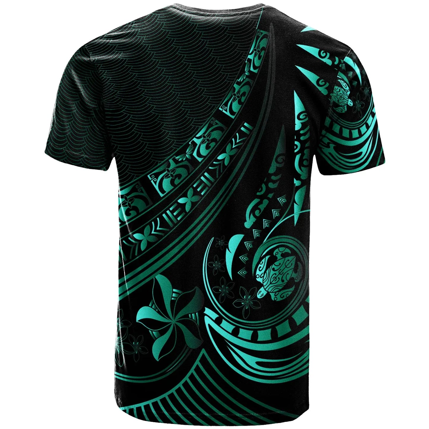 Hawaii T-Shirt - The Flow Of The Ocean Green