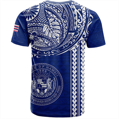 Hawaii T-Shirt State of Hawaii Polynesian Tribal Classic Style