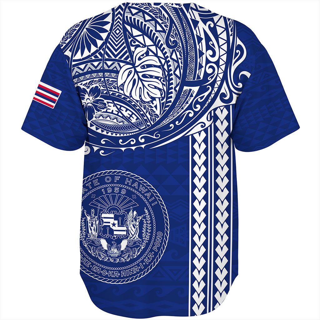 Hawaii Baseball Shirt State of Hawaii Polynesian Tribal Classic Style