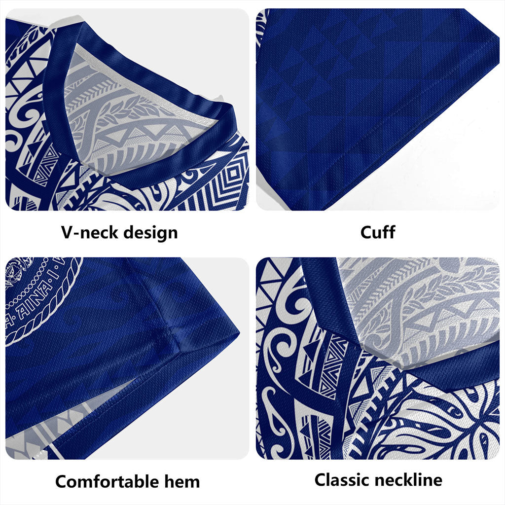 Hawaii Rugby Jersey State of Hawaii Polynesian Tribal Classic Style