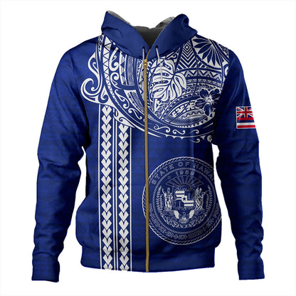 Hawaii Hoodie State of Hawaii Polynesian Tribal Classic Style