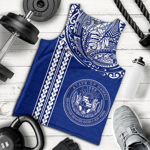 Hawaii Tank Top State of Hawaii Polynesian Tribal Classic Style