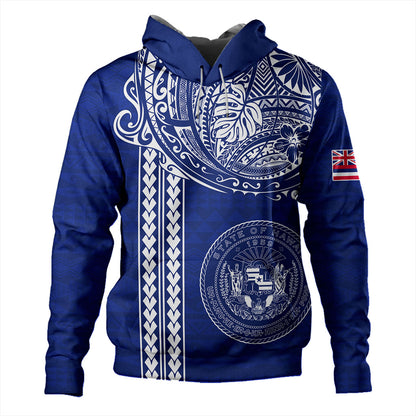 Hawaii Hoodie State of Hawaii Polynesian Tribal Classic Style