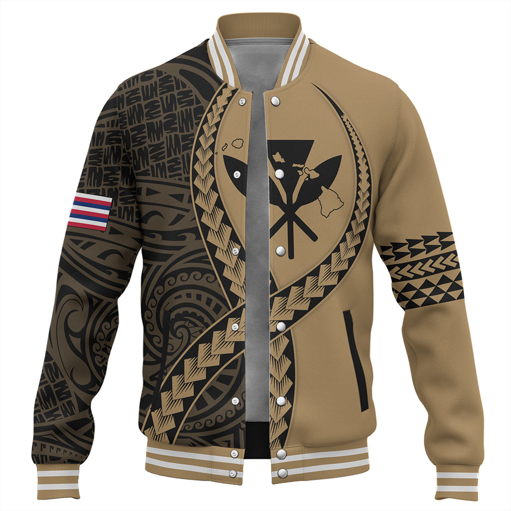 Hawaii Baseball Jacket Tribal Polynesian In My Heart