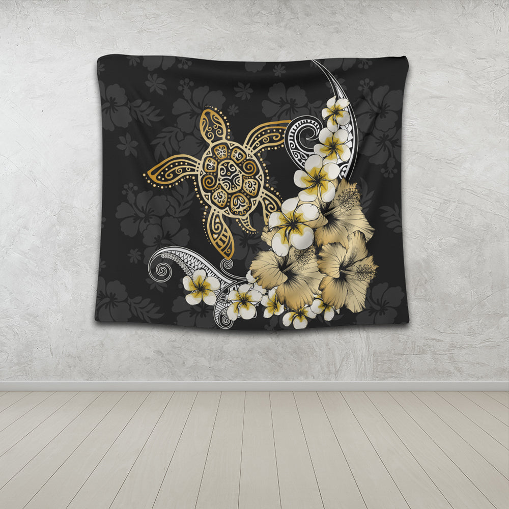 Hawaii Tapestry Hawaii Turtle Gold Tropical