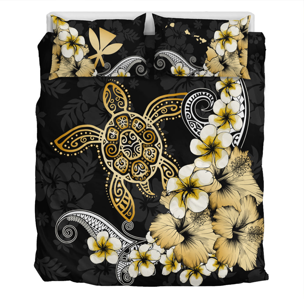 Hawaii Bedding Set Hawaii Turtle Gold Tropical