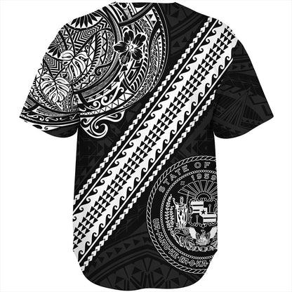 Hawaii Baseball Shirt Seal Tribal Polynesian Tattoos