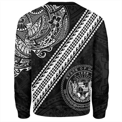 Hawaii Sweatshirt Seal Tribal Polynesian Tattoos