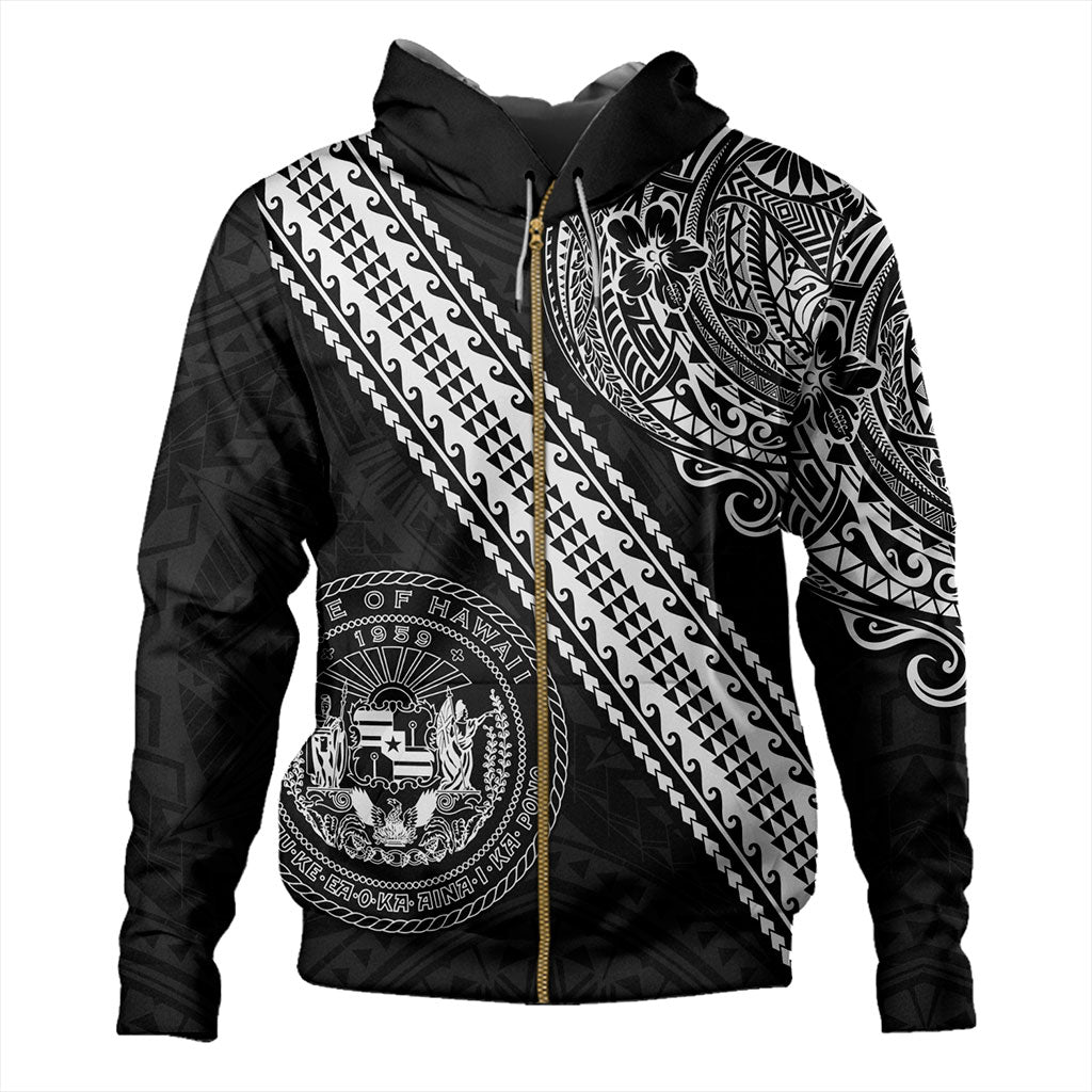 Hawaii Hoodie Seal Tribal Polynesian Tattoos