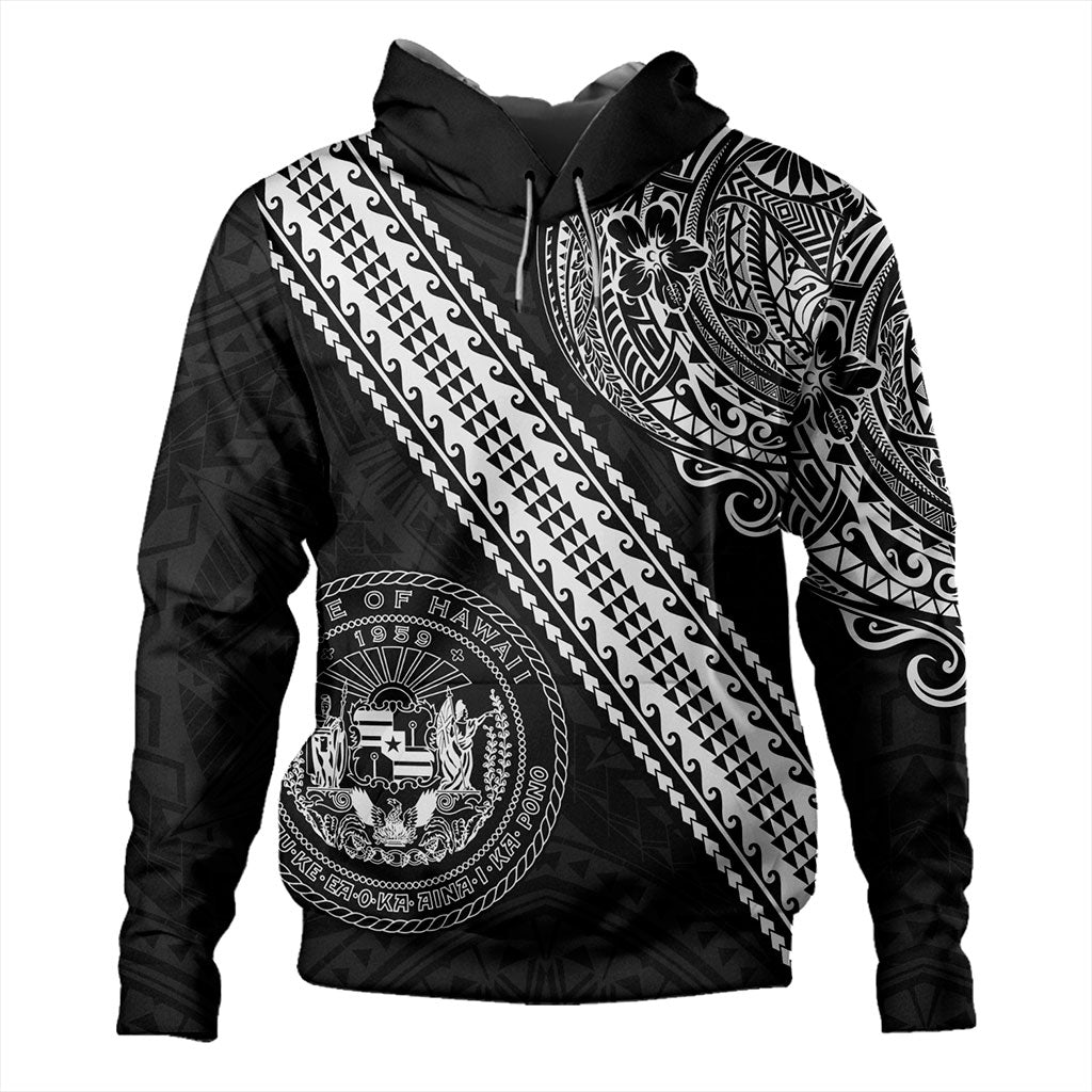 Hawaii Hoodie Seal Tribal Polynesian Tattoos