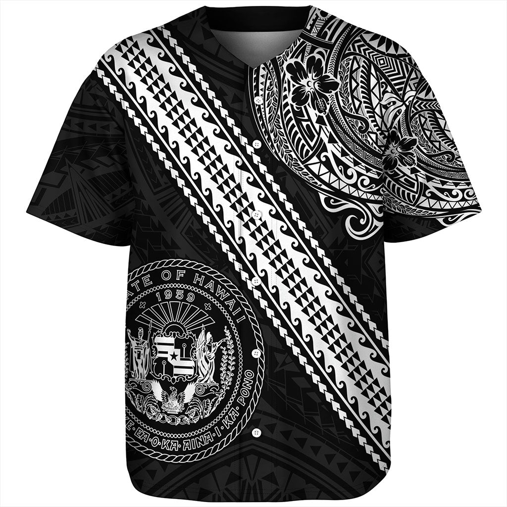Hawaii Baseball Shirt Seal Tribal Polynesian Tattoos