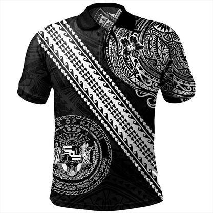 Hawaii Polo Shirt Seal Tribal Polynesian Tattoos