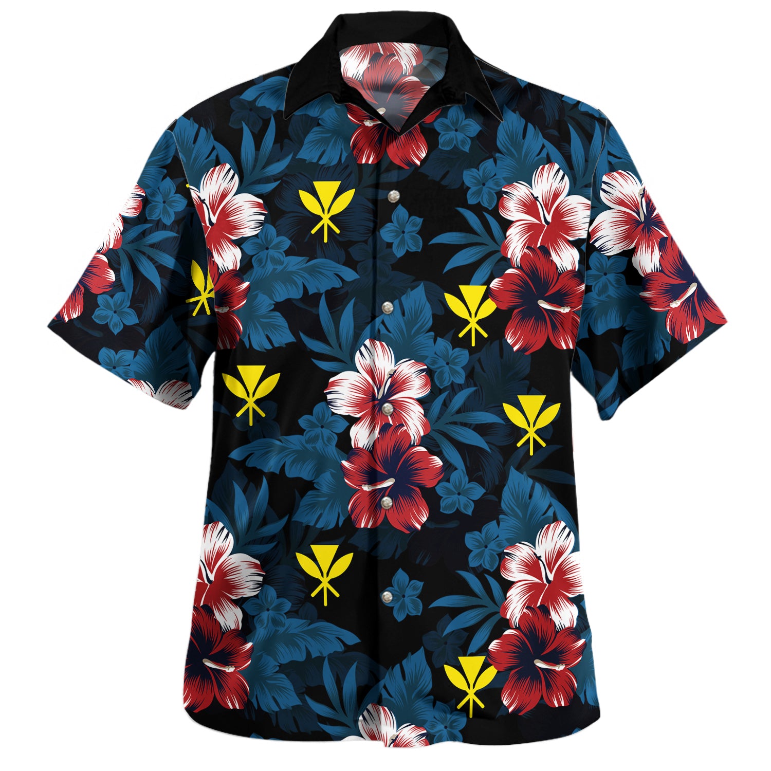 Hawaii Hawaiian Shirt Kanaka Islands Pattern Floral