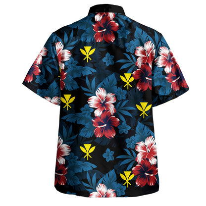 Hawaii Hawaiian Shirt Kanaka Islands Pattern Floral
