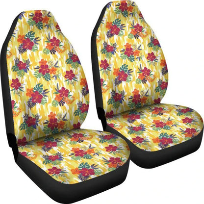 Hawaii Car Seat Cover - Hibiscus Plumeria Pattern - 03
