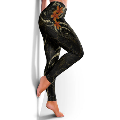 Hawaii Legging Hibiscus Plumeria