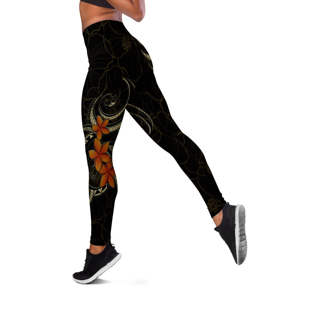Hawaii Legging Hibiscus Plumeria