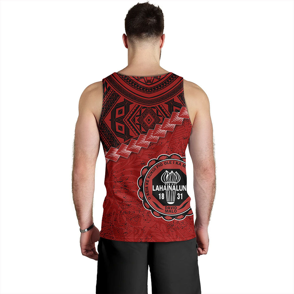 Hawaii Tank Top Lahainaluna High School With Polynesian Tribal