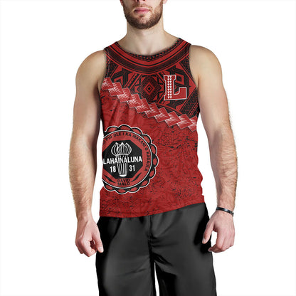 Hawaii Tank Top Lahainaluna High School With Polynesian Tribal