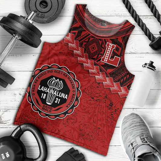 Hawaii Tank Top Lahainaluna High School With Polynesian Tribal