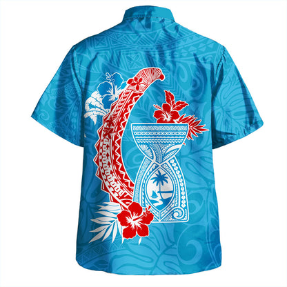 Guam Hawaiian Shirt Micronesian Hook And Latte Stone Tribal Classic