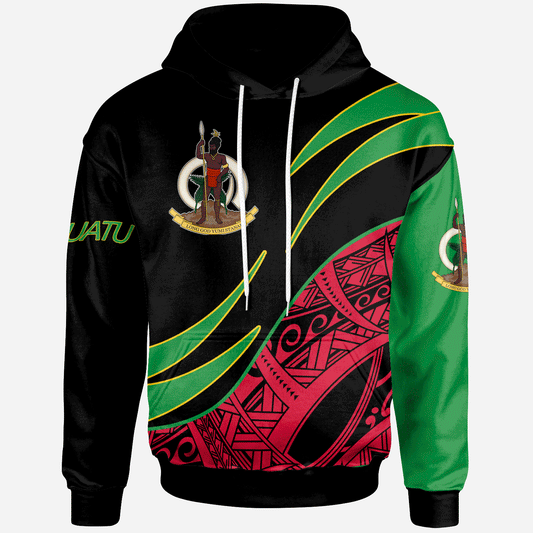 Vanuatu Hoodie - Custom Personalised Symmetrical Lines