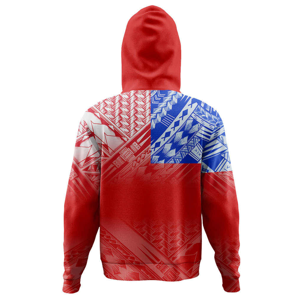Samoa Hoodie Flag Traditional Pattern