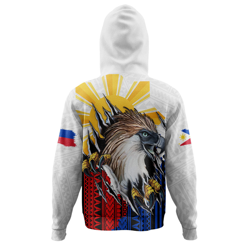 Philippines Filipinos Hoodie Eagle Claws Scratching Grunge Style