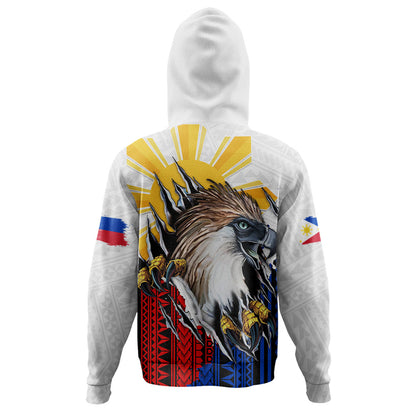 Philippines Filipinos Hoodie Eagle Claws Scratching Grunge Style