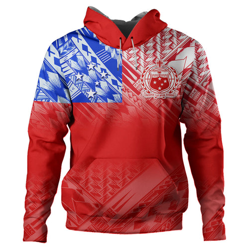 Samoa Hoodie Flag Traditional Pattern