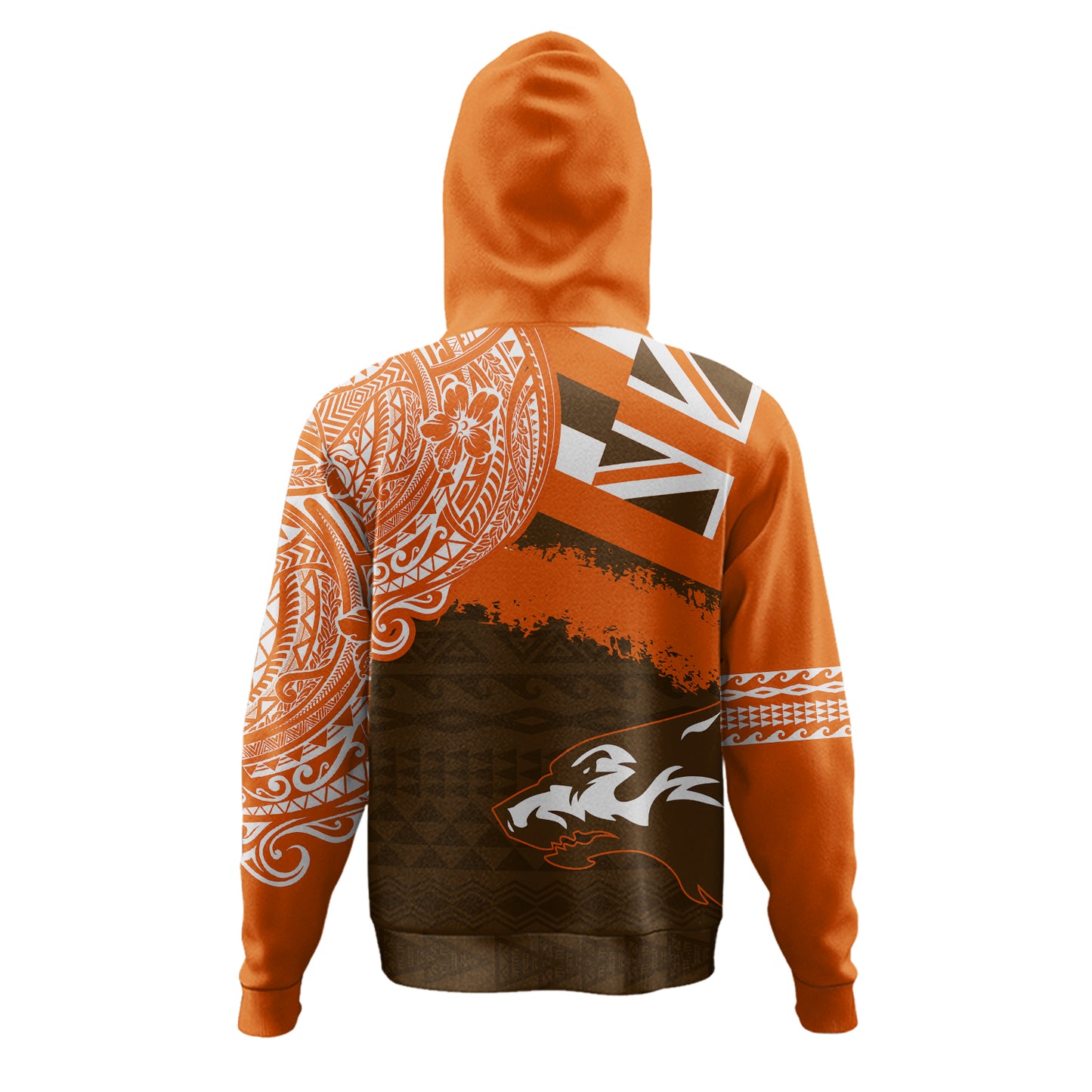 Hawaii Hoodie Pac-5 Atheletics Polynesian Crest Style