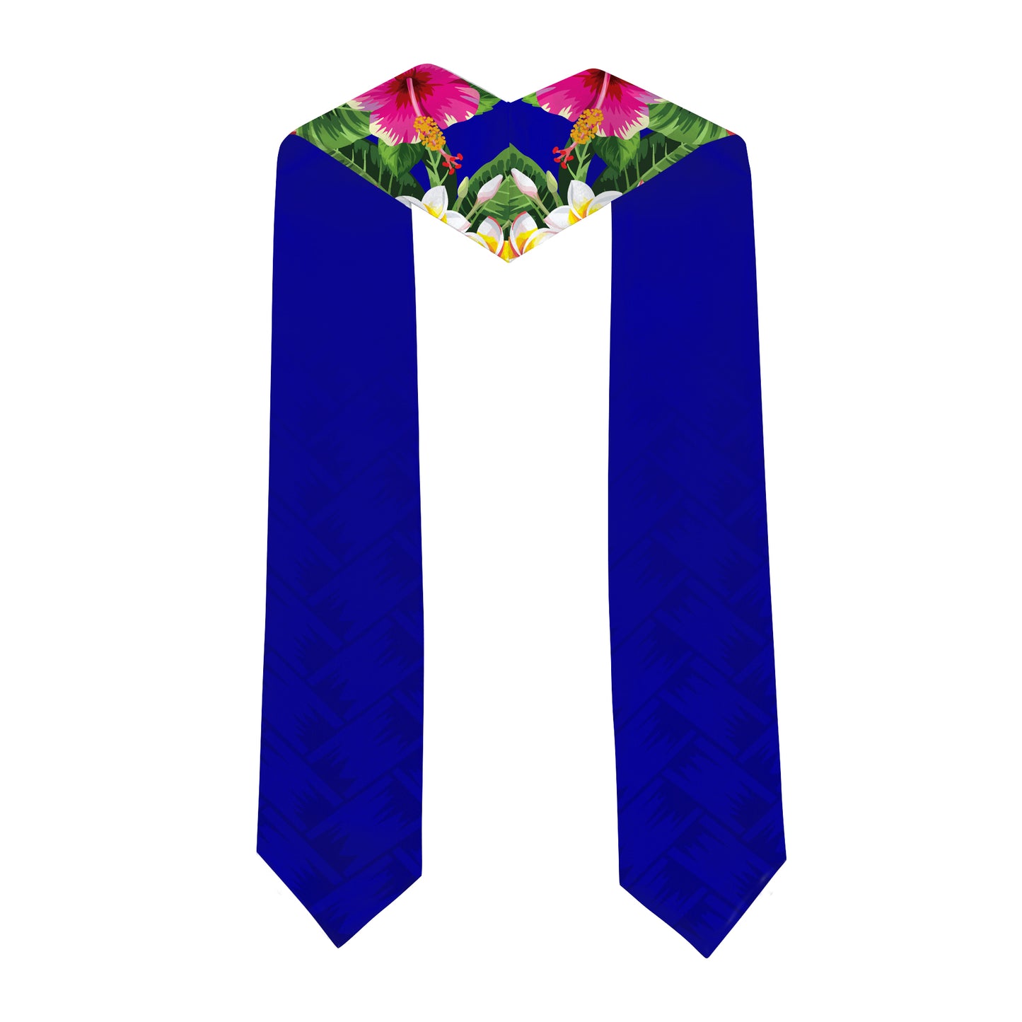 Hawaii Graduation Stole Custom Class 2026 Tropical Hibiscus Island Style
