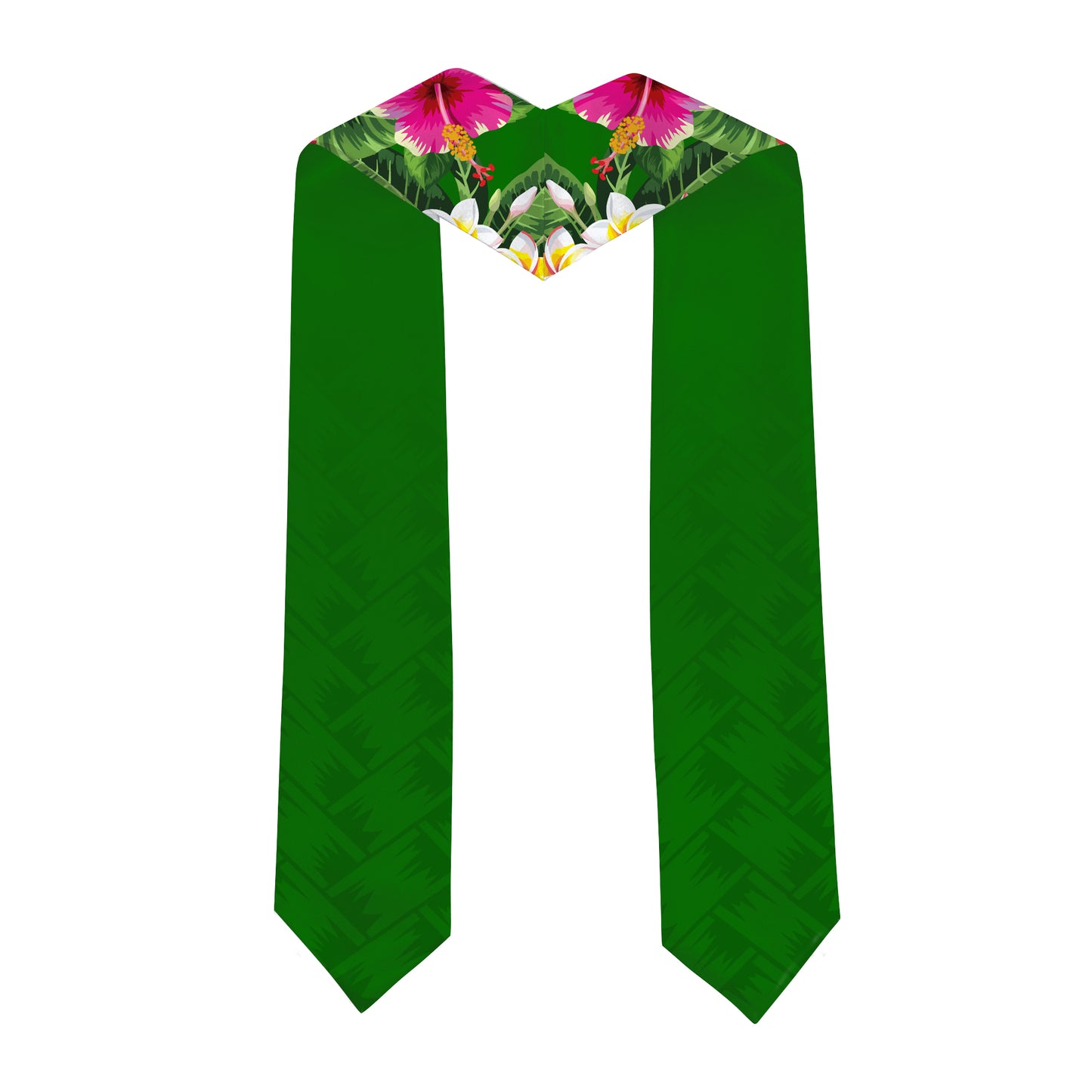 Hawaii Graduation Stole Custom Class 2026 Tropical Hibiscus Island Style