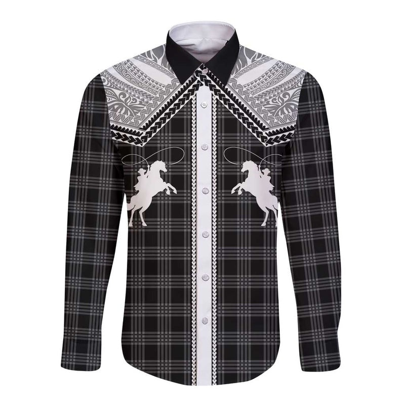 Hawaii Long Sleeve Shirt Aloha Hawaii Cowboys Paniolo