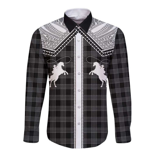 Hawaii Long Sleeve Shirt Aloha Hawaii Cowboys Paniolo