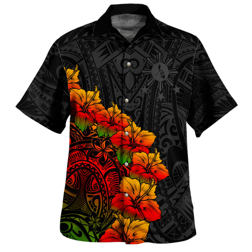 Philippines Filipinos Hawaiian Shirt Style Tropical Ver.2