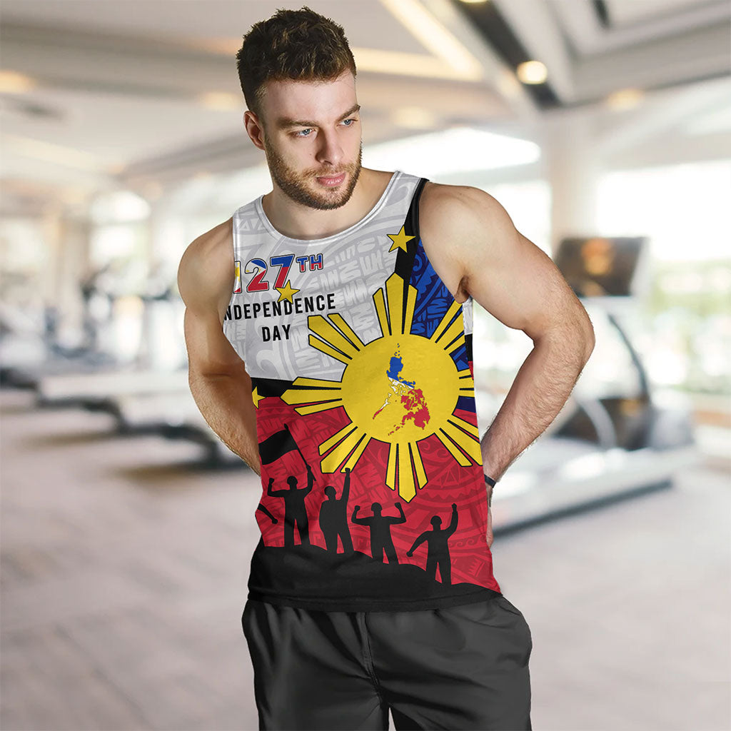 Philippines Filipinos Tank Top Independence Day Polynesian Style