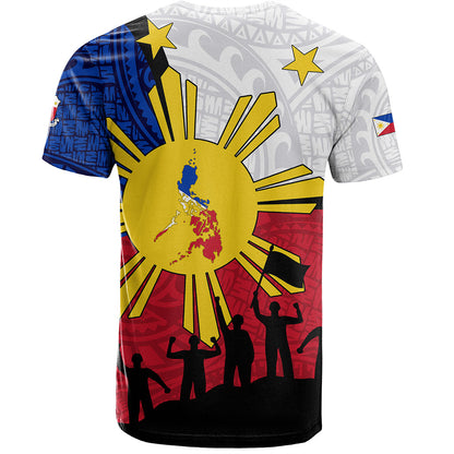 Philippines Filipinos T-Shirt Independence Day Polynesian Style